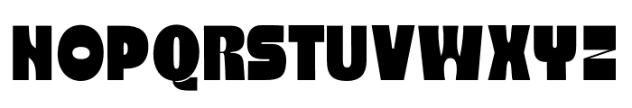 NokiatBlastina-Regular Font UPPERCASE