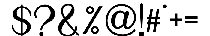 Nolita Serif Font OTHER CHARS