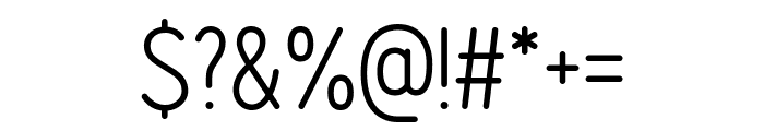 Nomotype Rounded Light Font OTHER CHARS