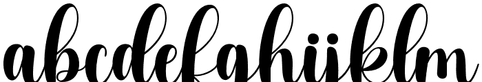 NophiNophia-Regular Font LOWERCASE