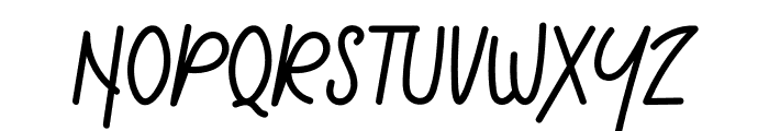 Nordic Handmade Font UPPERCASE