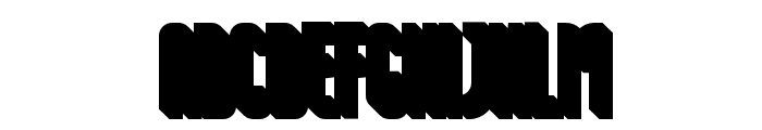 Nordin-ExtrudeRight Font UPPERCASE