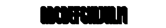 Nordin-ExtrudeRight Font LOWERCASE