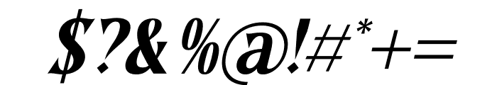 Norique Italic Font OTHER CHARS