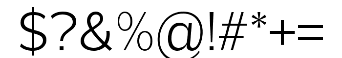 Normaliq-Light Font OTHER CHARS