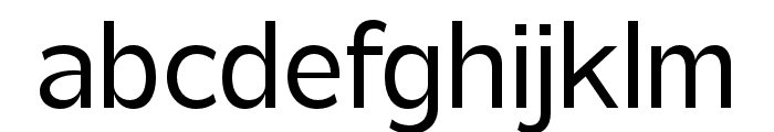 Normaliq-Regular Font LOWERCASE