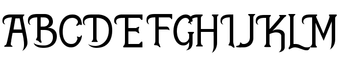 North Dragon Regular Font UPPERCASE