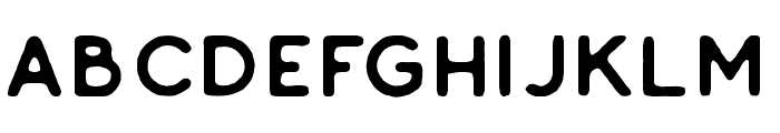 North Pole Rough Font LOWERCASE