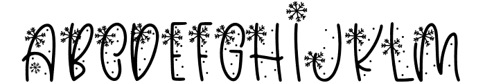 North Pole Font UPPERCASE