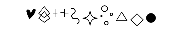 North-Sea-Geometric-Shape Font OTHER CHARS