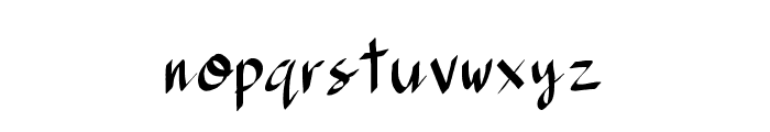 North Star Font LOWERCASE
