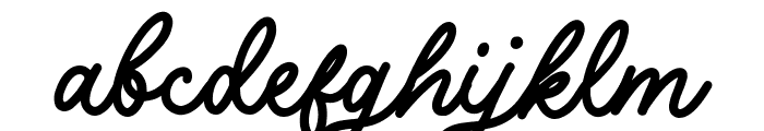 North Valley Script Font LOWERCASE