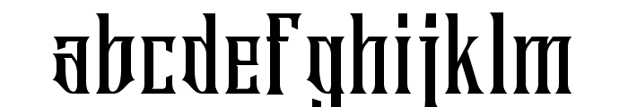 Northern-Regular Font LOWERCASE