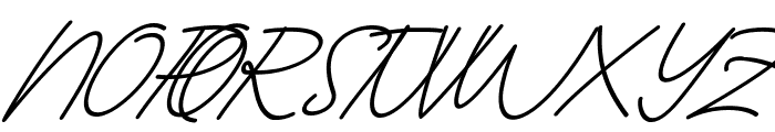 Northern Side Italic Font UPPERCASE