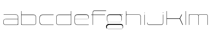Northura Thin Ultra Expanded Font LOWERCASE
