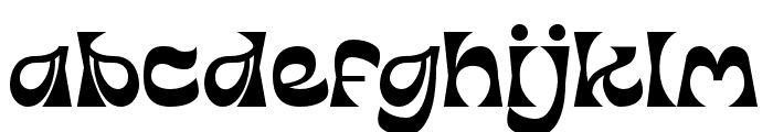 NortubMoons-Regular Font LOWERCASE