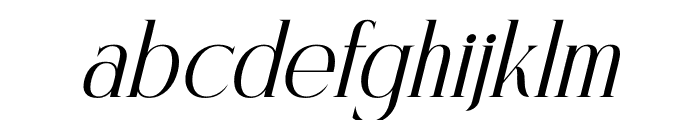 Nostalgin Italic Font LOWERCASE