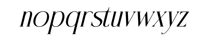 Nostalgin Italic Font LOWERCASE