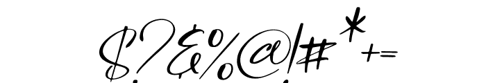 Nostimaria Sintera Italic Font OTHER CHARS