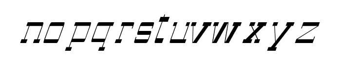 Notchie Italic Font LOWERCASE