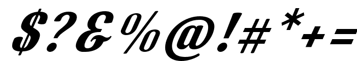 Notebook Italic Font OTHER CHARS