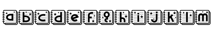 Notes Book Font LOWERCASE