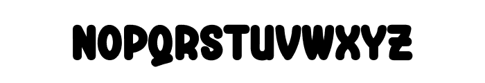 Notes Chubby Font UPPERCASE