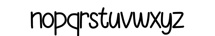 Notesa Font LOWERCASE