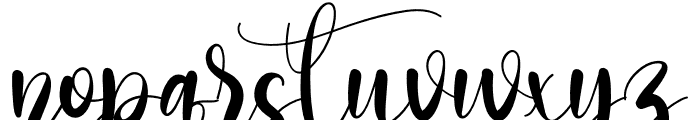 Notestory Christmas Font LOWERCASE