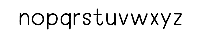 Notetaker Font - Handmade Regular Font LOWERCASE