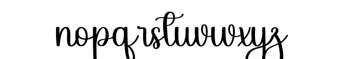 Nothing Stylish Font LOWERCASE