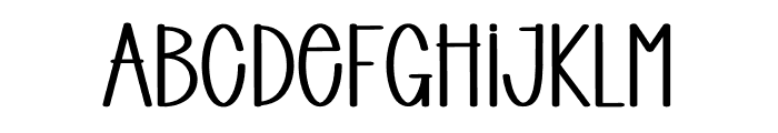 Nothing Summer Font UPPERCASE