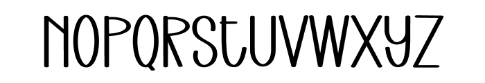 Nothing Summer Font UPPERCASE