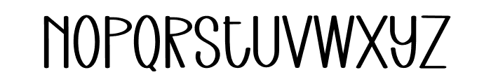 Nothing Summer Font LOWERCASE