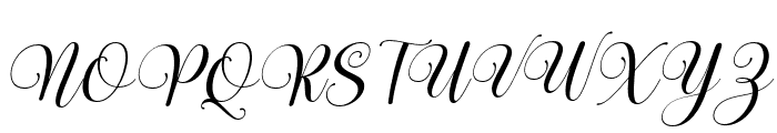 NothingScript-Italic Font UPPERCASE