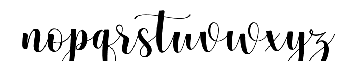 NothingScript-Regular Font LOWERCASE