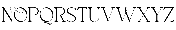 Notica Serif Font UPPERCASE