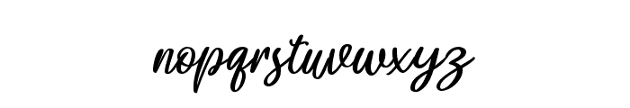NottandMatt-Regular Font LOWERCASE