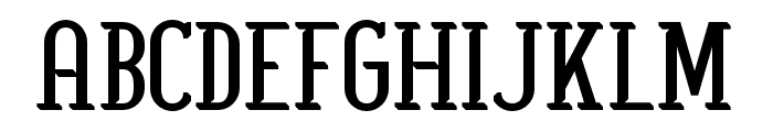 Nought Font UPPERCASE