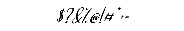 Nousilka  Italic Font OTHER CHARS