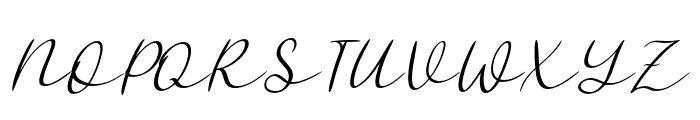 Nousilka  Italic Font UPPERCASE