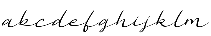 Nousilka  Italic Font LOWERCASE