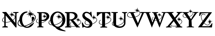 Nova Glow Magic Font UPPERCASE