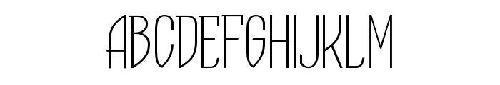 Novare ExtraLight Font UPPERCASE