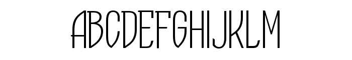 Novare UltraLight Font UPPERCASE