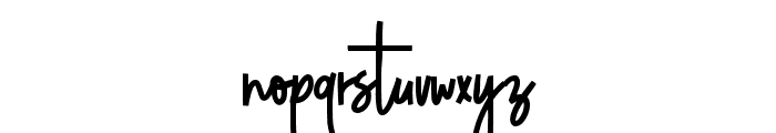 November Script Font LOWERCASE