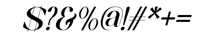 Novembra Serif Font - Italic Font OTHER CHARS