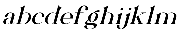 Novembra Serif Font - Italic Font LOWERCASE