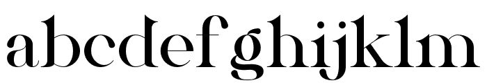 Novembra Serif Font - Regular Font LOWERCASE