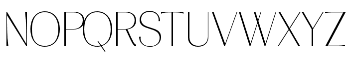 Novena Sans Regular Font UPPERCASE